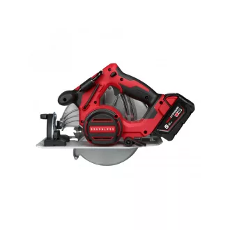   MILWAUKEE Ferăstrău circular fără fir M18 BLCS66-502 x fără perie de cărbune (2 x baterii de 5,0 Ah + încărcător)