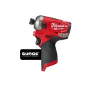 MILWAUKEE șofer cu impact fără fir M12 FQID-0 1/4" HEX (fără baterie + încărcător)