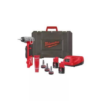   MILWAUKEE Extensor de țevi fără fir M12 FPXP-I06202C (2 baterii de 2,0 Ah + încărcător)