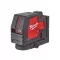 Laser cu linii încrucișate fără fir MILWAUKEE L4 CLL-301C (1 baterie de 3,0 Ah + cablu de încărcare USB)