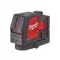 MILWAUKEE laser cu linii și puncte încrucișate fără fir L4 CLLP-301C (1 baterie de 3,0 Ah + cablu de încărcare USB)