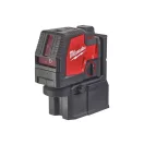MILWAUKEE laser cu linii și puncte încrucișate fără fir L4 CLLP-301C (1 baterie de 3,0 Ah + cablu de încărcare USB)