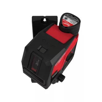   Laser M12 CLLP-301C cu linie încrucișată și punct încrucișată fără fir MILWAUKEE (1 baterie de 3,0 Ah + cablu de încărcare USB)