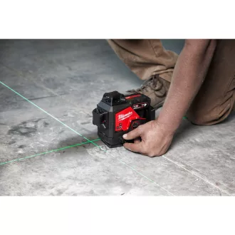   MILWAUKEE Laser cu 3 planuri fără fir M12 3PL-401C (1 x baterie de 4,0 Ah + încărcător)