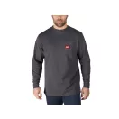 Tricou cu mânecă lungă MILWAUKEE gri WTLSG-M WORKSKIN™
