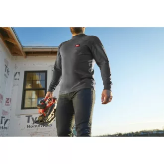 Tricou cu mânecă lungă MILWAUKEE gri WTLSG-M WORKSKIN™