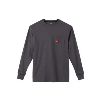 Tricou cu mânecă lungă MILWAUKEE gri WTLSG-L WORKSKIN™