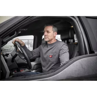   Tricou cu mânecă lungă MILWAUKEE gri WTLSG-XXL WORKSKIN™