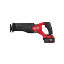 Ferăstrău alternativ fără fir MILWAUKEE M18 FSZ-502 x (2 x baterii de 5,0 Ah + încărcător)