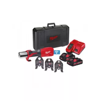   Presă fără fir MILWAUKEE M18 ONEBLHPT-302C V-SET fără perie de cărbune (2 x baterii de 3,0 Ah + încărcător)