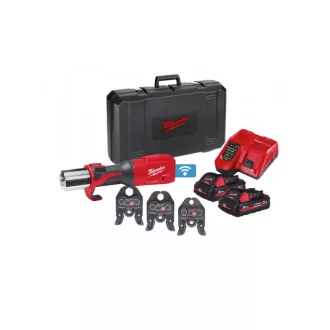   Presă fără fir MILWAUKEE M18 ONEBLHPT-302C M-SET fără perie de cărbune (2 x baterii de 3,0 Ah + încărcător)