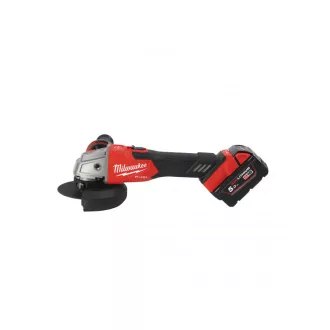   Polizor unghiular fără fir MILWAUKEE M18 FSAG125XB-502 x (2 x baterii de 5,0 Ah + încărcător)