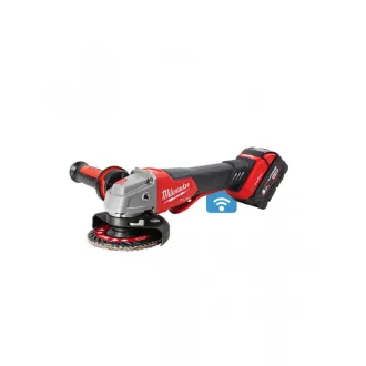   Polizor unghiular fără fir MILWAUKEE M18 ONEFSAG125XPDB-502 x (2 x baterii de 5,0 Ah + încărcător)