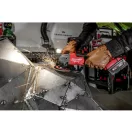 Polizor unghiular fără fir MILWAUKEE M18 ONEFSAG125XPDB-502 x (2 x baterii de 5,0 Ah + încărcător)