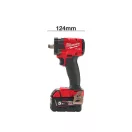 Șofer cu impact MILWAUKEE cu acumulator M18 FIW2F12-502 x (2 x baterie de 5,0 Ah + încărcător)