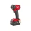 Șofer cu impact MILWAUKEE cu acumulator M18 FIW2P12-502 x cu știft de impact (2 x baterie de 5,0 Ah + încărcător)