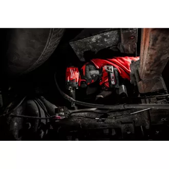   Șofer cu impact MILWAUKEE cu acumulator M18 FIW2P12-502 x cu știft de impact (2 x baterie de 5,0 Ah + încărcător)