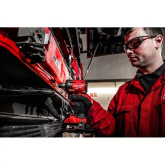   Șofer cu impact MILWAUKEE cu acumulator M18 FIW2P12-502 x cu știft de impact (2 x baterie de 5,0 Ah + încărcător)