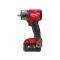 Șofer cu impact MILWAUKEE cu acumulator cu știft de oprire M18 FMTIW2P12-502 x (2 x baterie de 5,0 Ah + încărcător)