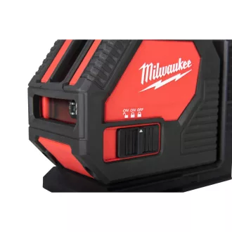   MILWAUKEE Laser alcalin cu linii încrucișate auto-aliniant verde CLL-C IP 54