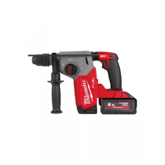   Ciocan combinat fără fir MILWAUKEE M18 FHX-552 x SDS-Plus (2 x baterii de 5,5 Ah + încărcător)