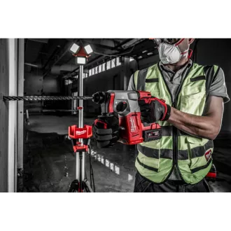   Ciocan combinat fără fir MILWAUKEE M18 BLH-502 x SDS-Plus (2 x baterii de 5,0 Ah + încărcător)