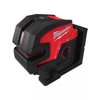   MILWAUKEE Linie încrucișată și laser punct cu auto-aliniere alimentat cu baterie verde M12 CLL4P-0C (fără baterie + încărcător)