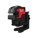 MILWAUKEE Linie încrucișată și laser punct cu auto-aliniere alimentat cu baterie verde M12 CLL4P-0C (fără baterie + încărcător)