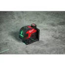 MILWAUKEE Linie încrucișată și laser punct cu auto-aliniere alimentat cu baterie verde M12 CLL4P-0C (fără baterie + încărcător)