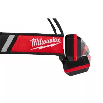   Lampă frontală cu LED reîncărcabilă MILWAUKEE L4HLRP-301 (1 baterie de 3,0 Ah + cablu de încărcare USB)