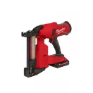 MILWAUKEE Capsator fără fir pentru construcție de gard M18 FFUS-302C (2 x baterii de 3,0 Ah + încărcător)