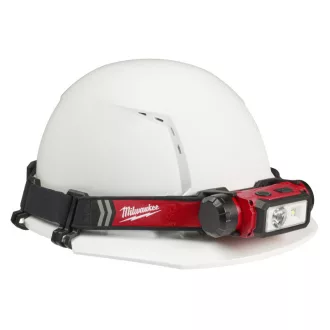   Lumină LED reîncărcabilă pentru cască MILWAUKEE L4HL2-301 (1 x baterie de 3,0 Ah + cablu de încărcare USB)