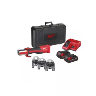   Presă hidraulică fără fir MILWAUKEE M18 BLHPT-202C Set Geberit Mapress (2 x 2,0 Ah baterie + încărcător)