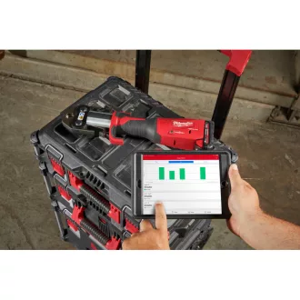   Presă hidraulică fără fir MILWAUKEE M18 ONEBLHPT-302C Set Geberit Mapress (2 x 3,0 Ah baterie + încărcător)