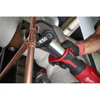   Presă hidraulică fără fir MILWAUKEE M18 ONEBLHPT-302C Set Geberit Mapress (2 x 3,0 Ah baterie + încărcător)