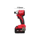 Șofer cu impact MILWAUKEE cu acumulator M18 BLIDRC-402C (2 x baterie de 4,0 Ah + încărcător)