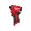 MILWAUKEE Șurubelniță cu impact fără fir 1/4" HEX M12 BLIDRC-0 124 Nm (fără acumulator și încărcător)