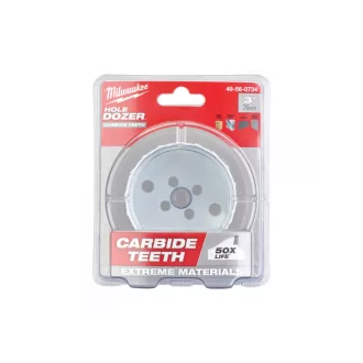   MILWAUKEE Circular de decupare cu dinți de carbură 76 mm Hole Dozer