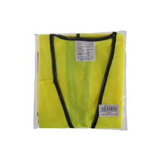 Vesta cu dungi reflectorizante galben FLUO XXL