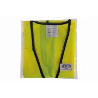 Vesta cu dungi reflectorizante galben FLUO XXL
