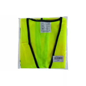 Vesta cu dungi reflectorizante galben FLUO XXL
