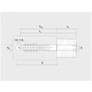 CELO Diblu din plastic pentru material tubular HBR 10 x 100 + șurub 7,0 x 105 (5 buc)