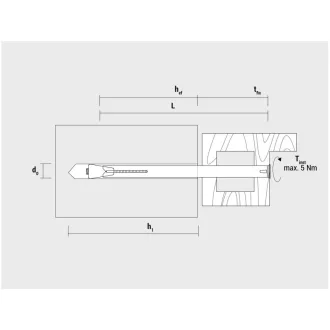 Diblu de fixare carcasa metalica CELO MR 10-132 (6 buc)