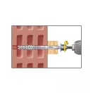 CELO Diblu din plastic pentru material tubular HBR 10 x 135 + șurub 7,0 x 142 (5 buc)