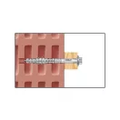 CELO Diblu din plastic pentru material tubular HBR 10 x 135 + șurub 7,0 x 142 (5 buc)