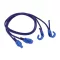 Funie de cauciuc reglabila 1200 x 8 mm cu carlig (2 buc)