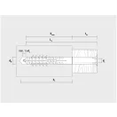CELO Diblu din plastic pentru material tubular HBR 10 x 160 + șurub 7,0 x 167 (5 buc)