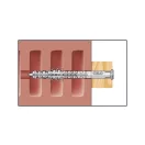 CELO Diblu din plastic pentru material tubular HBR 10 x 160 + șurub 7,0 x 167 (5 buc)