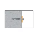 Diblu universal din plastic CELO MZ 10 x 60 + șurub pentru lemn 6,0 x 80 (5 buc)
