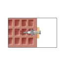 Diblu universal din plastic CELO MZ 10 x 60 + șurub pentru lemn 6,0 x 80 (5 buc)